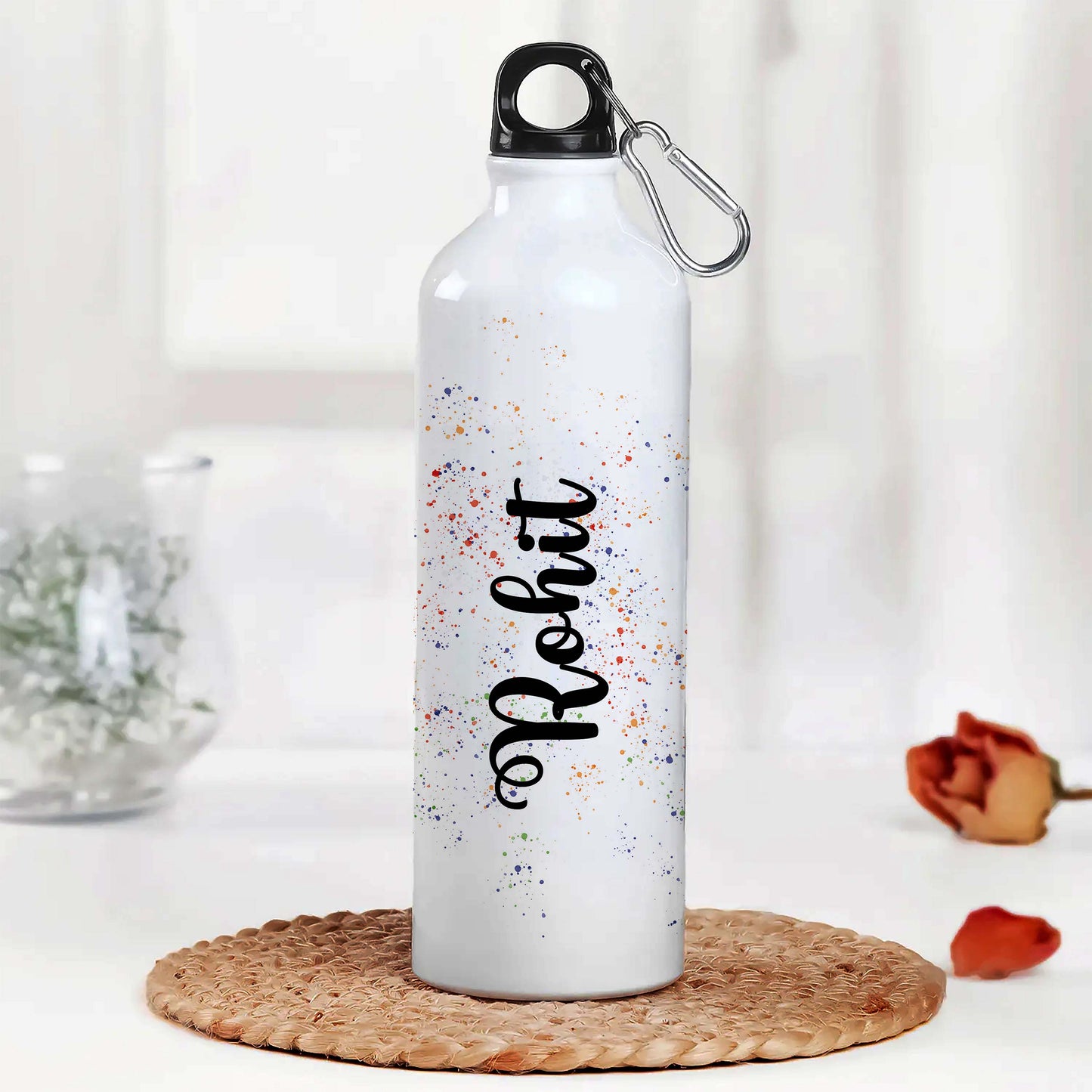 Personalized Name White Bottle