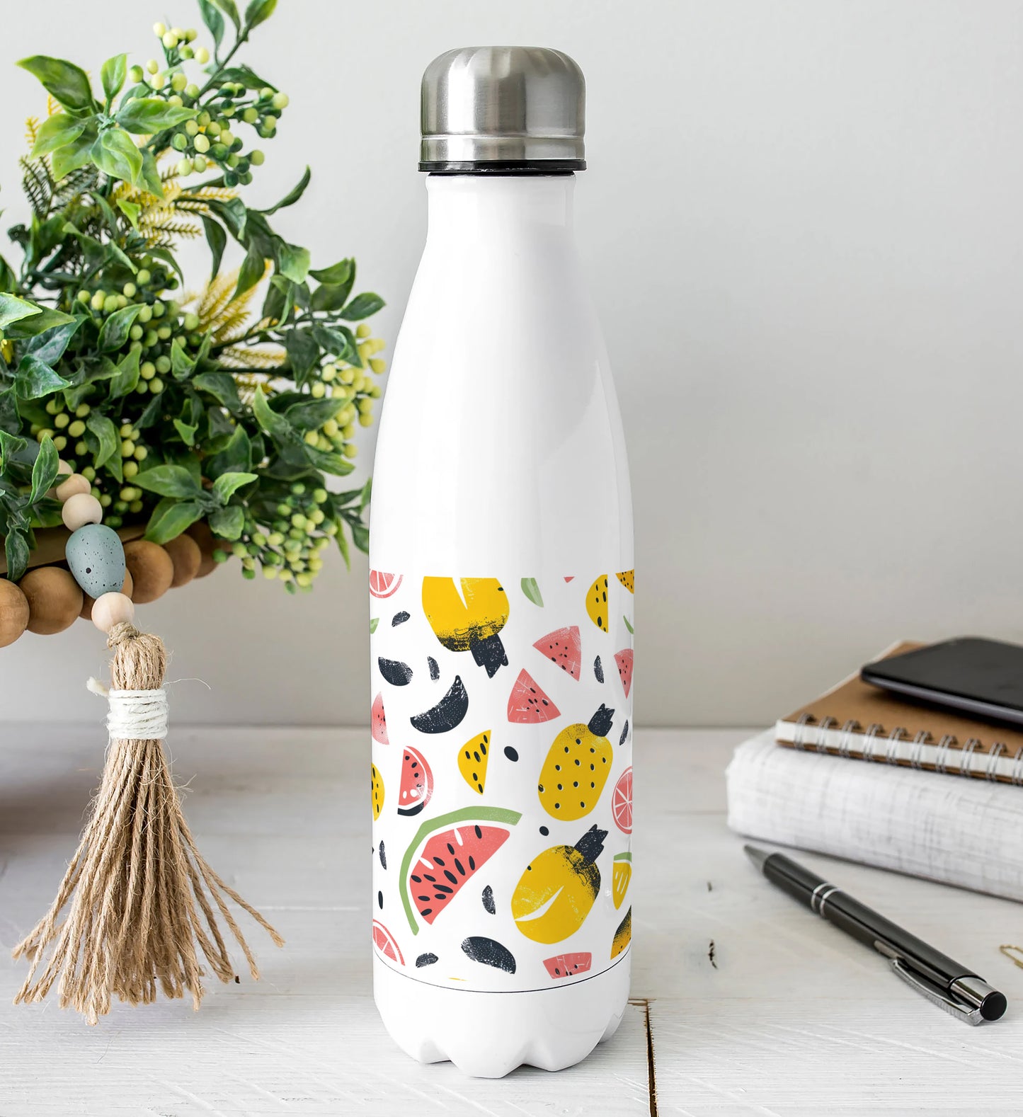 Different fruits pattern Cola Bottle 500ml School Bottle, Picnic Bottle, Leak Proof
