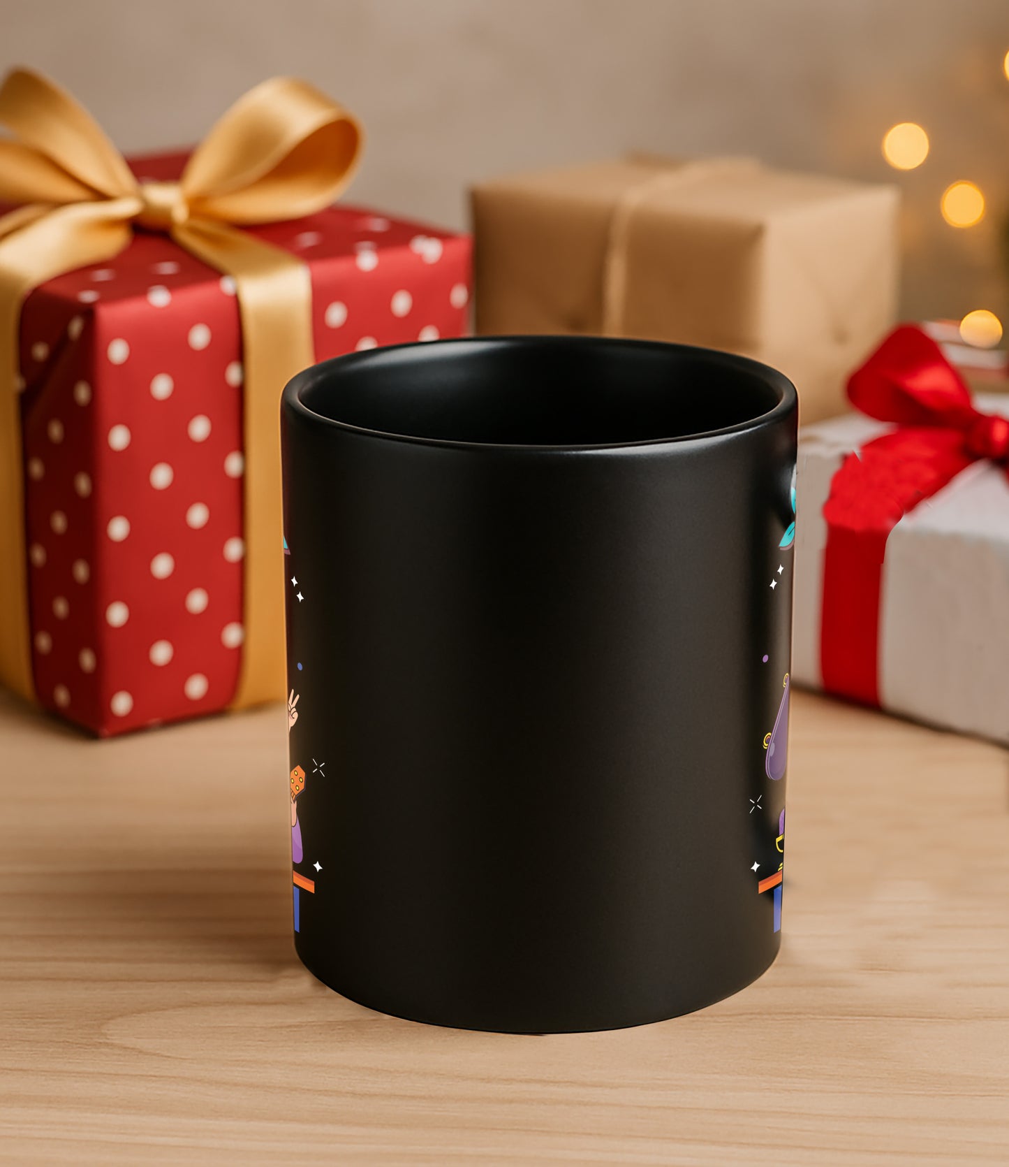 I love You friend 330 ml Black Coffee Mug (Pack of 1)