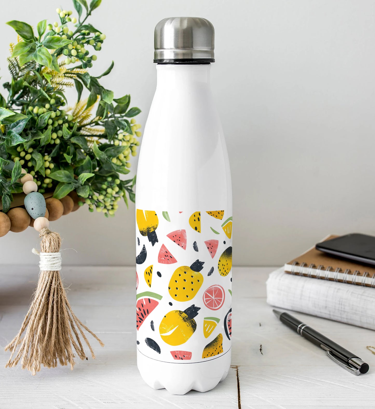 Different fruits pattern Cola Bottle 500ml School Bottle, Picnic Bottle, Leak Proof