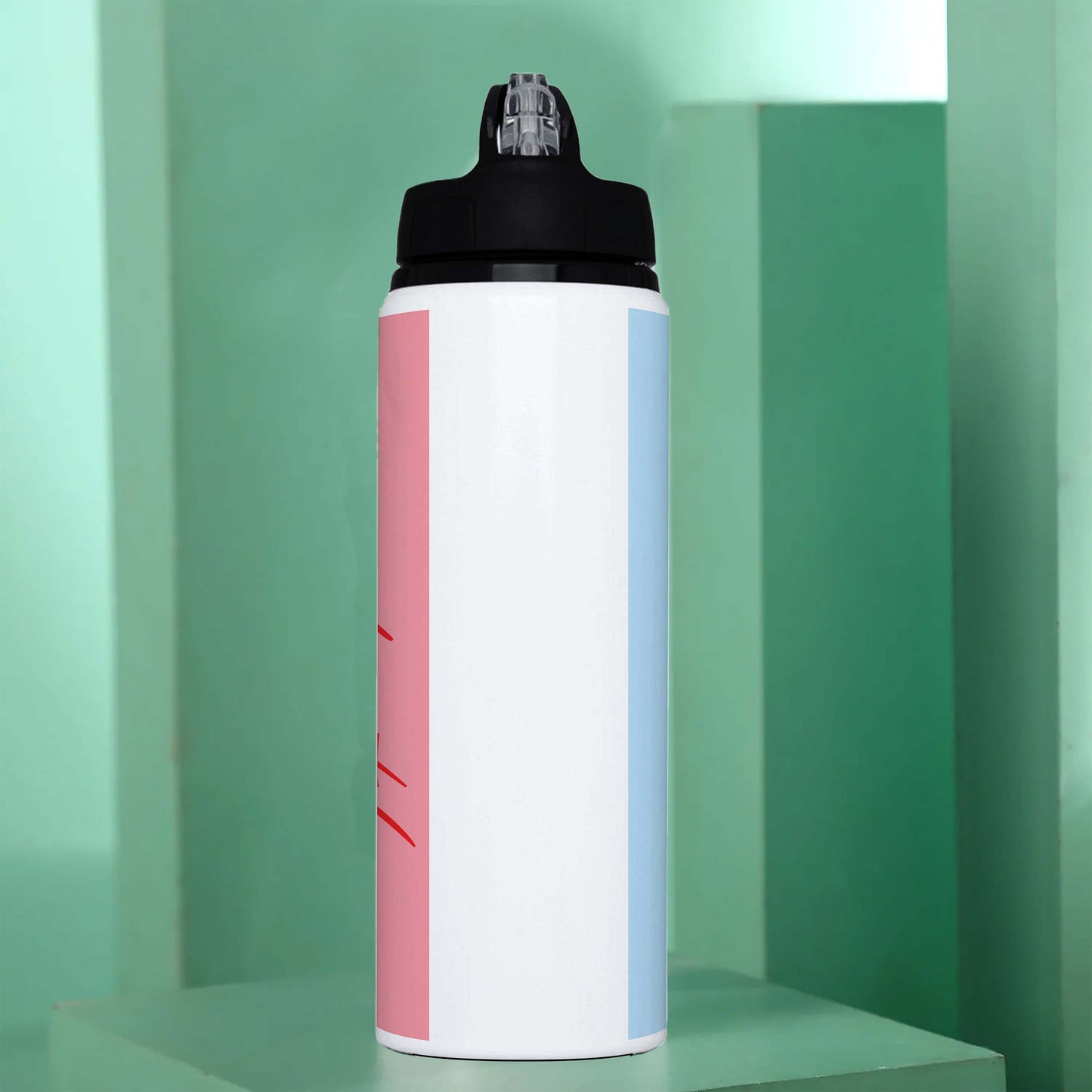 Personalised Perfectly Fabulous Water Bottle with Lid & Straw