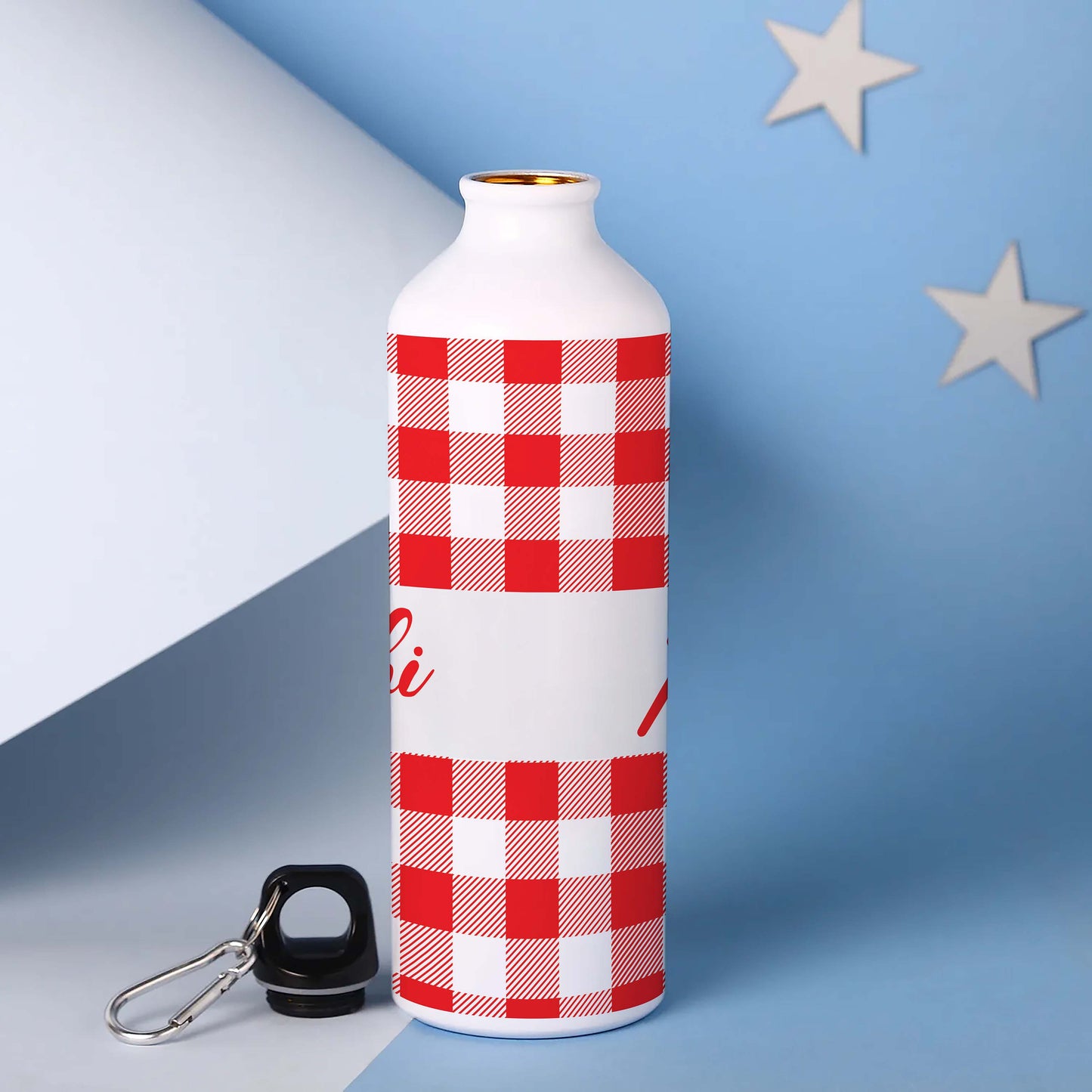 Personalised Name White Water Bottle