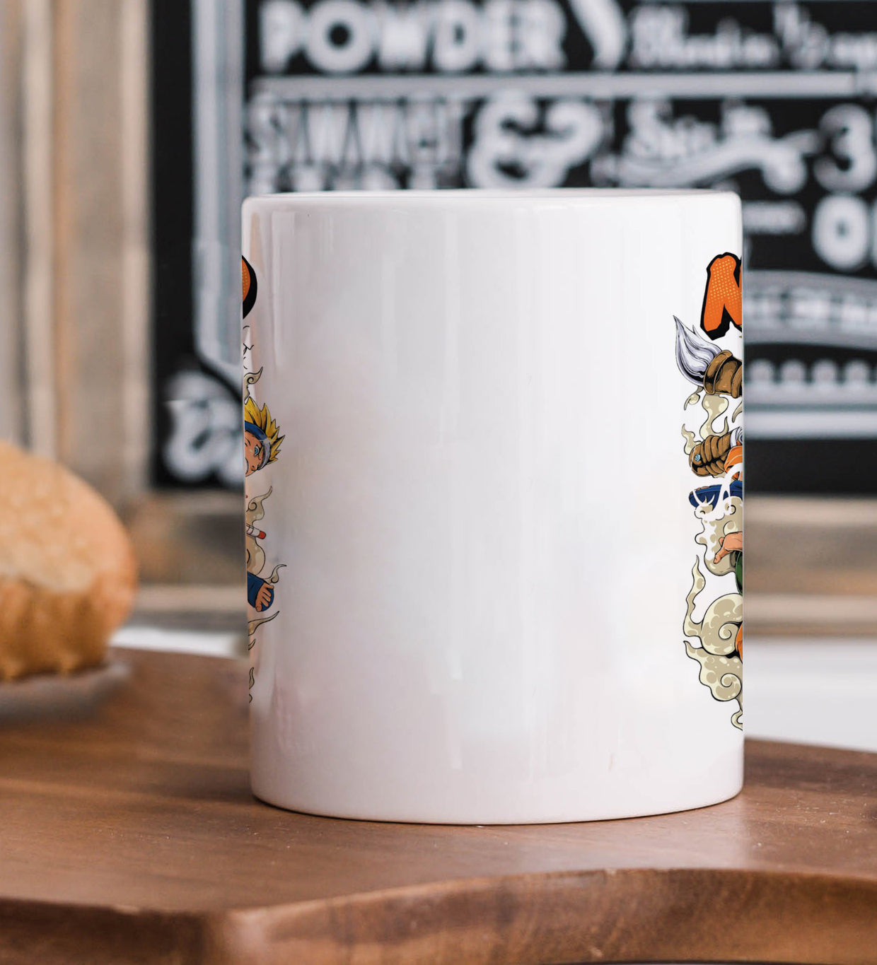 Naruto illustration design Mug and Keychain Combo 330 ml Coffee Mug