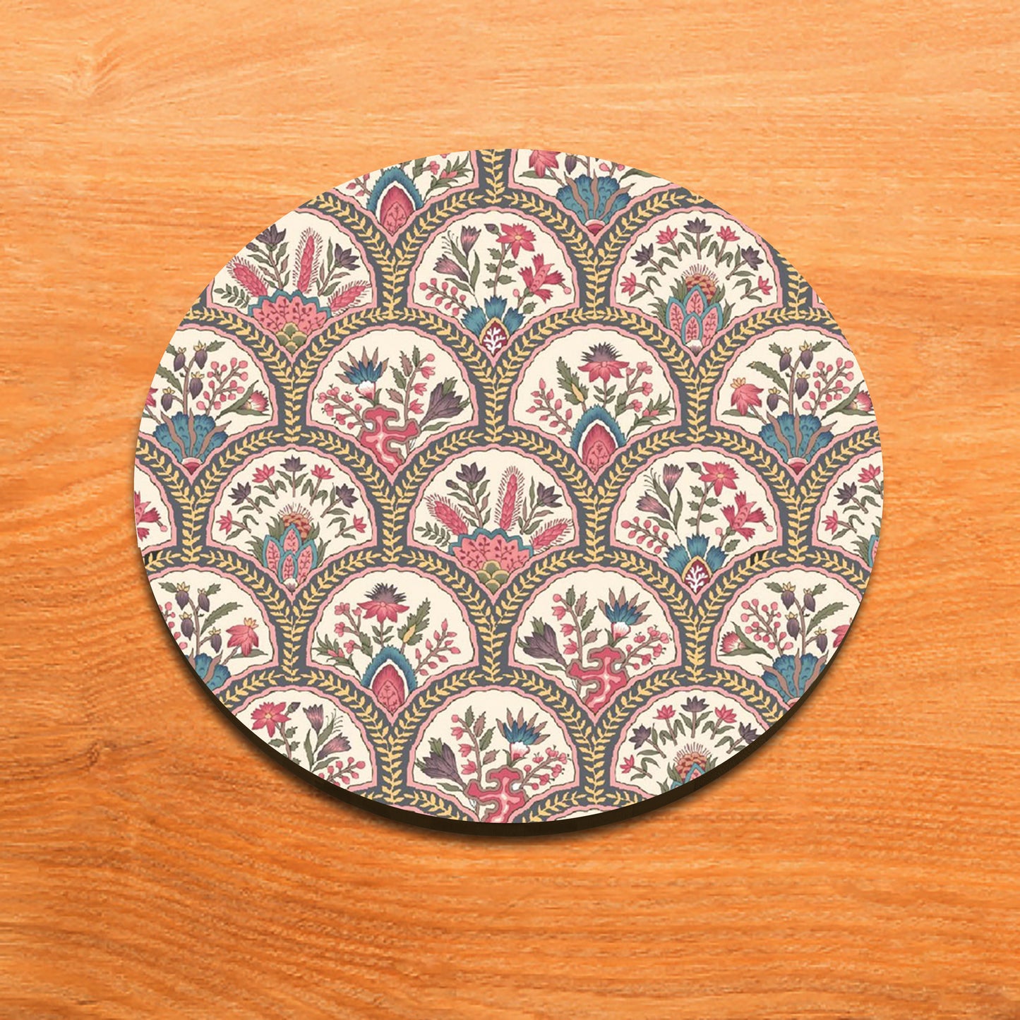 Indian Traditional Design Pattern Mug and Coaster 330 ml Coffee Mug