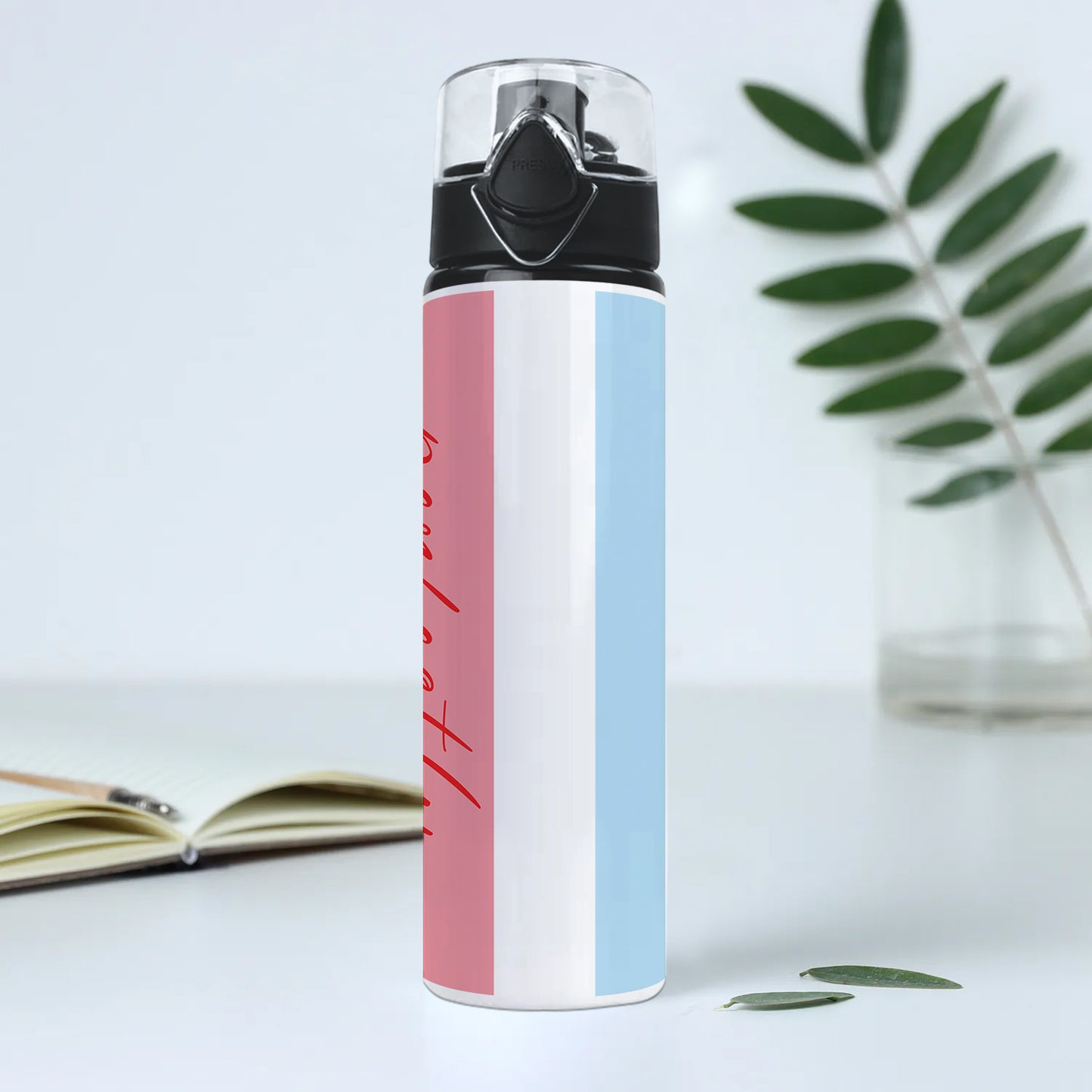 Personalised Perfectly Fabulous Water Flip Flop Bottle