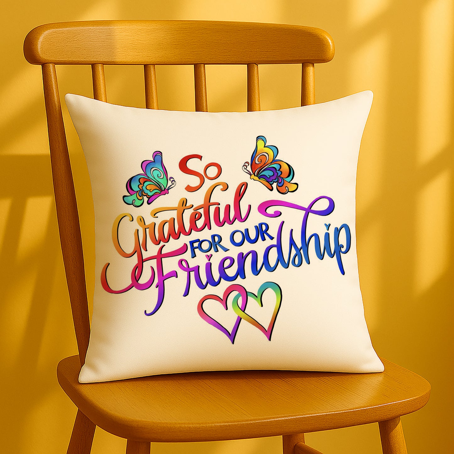 So Grateful Design Cushion (12x12 inches) Pack of 1