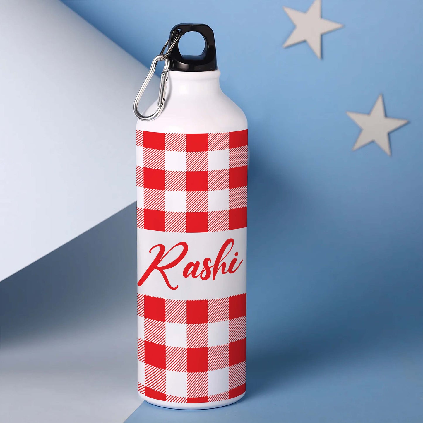 Personalised Name White Water Bottle