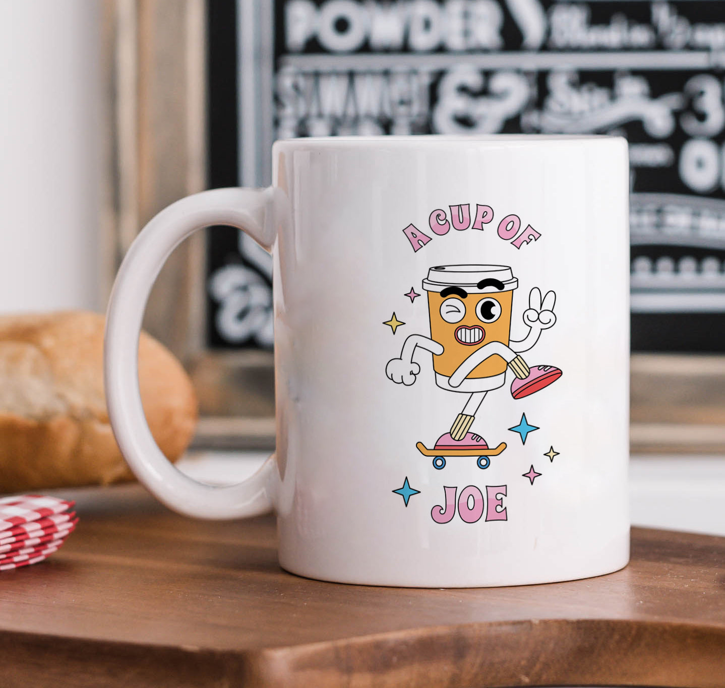 A Cup of joe design White 330 ml Coffee Mug