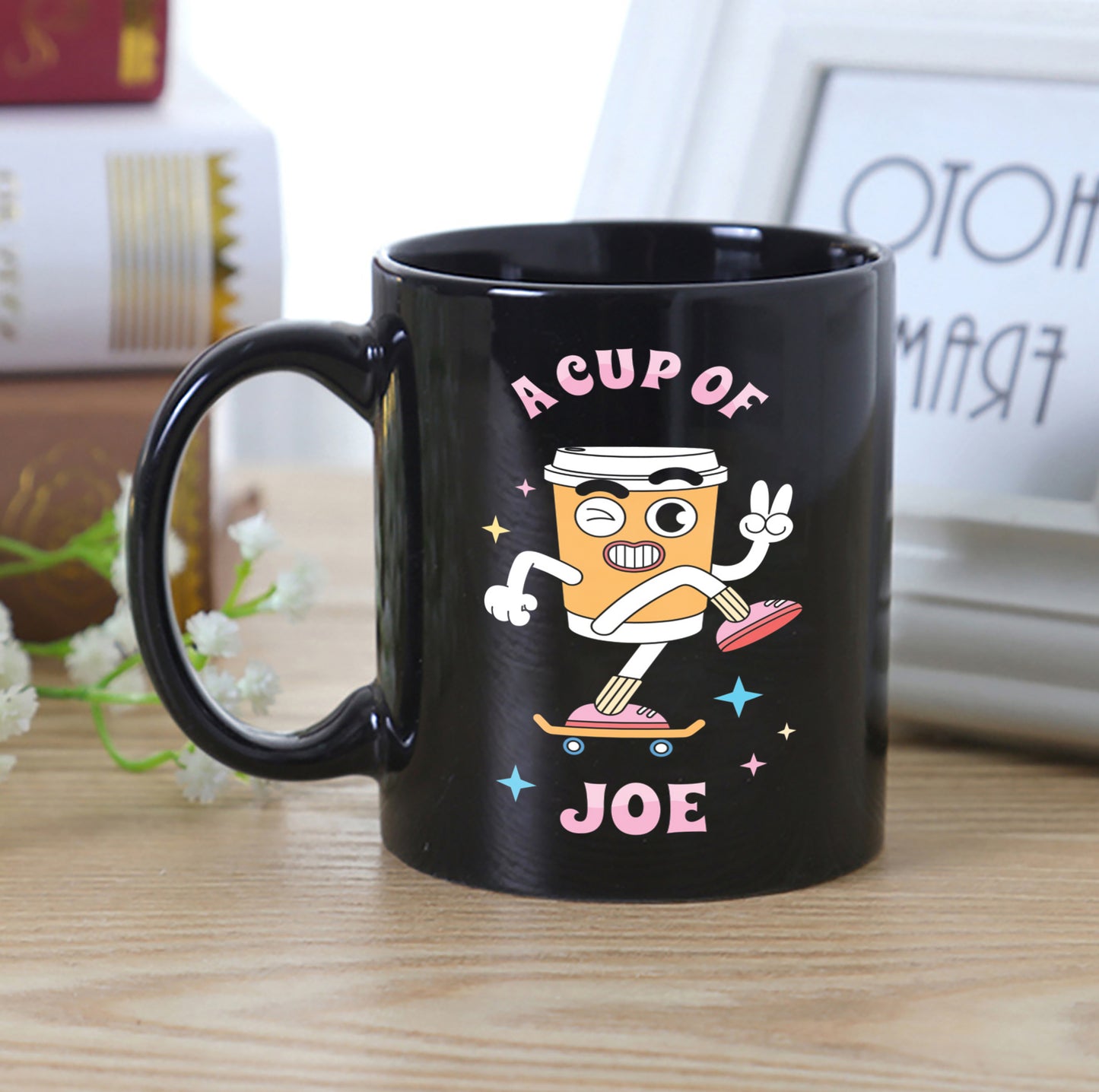 A Cup of joe design Full Black 330 ml Coffee Mug