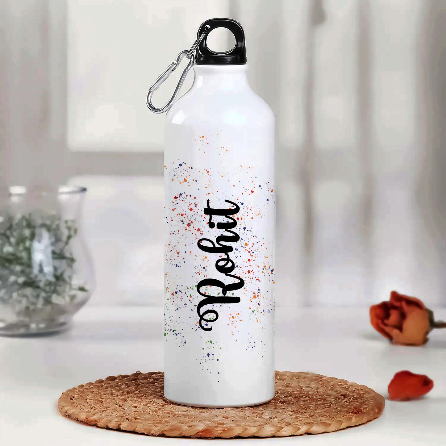 Personalized Name White Bottle