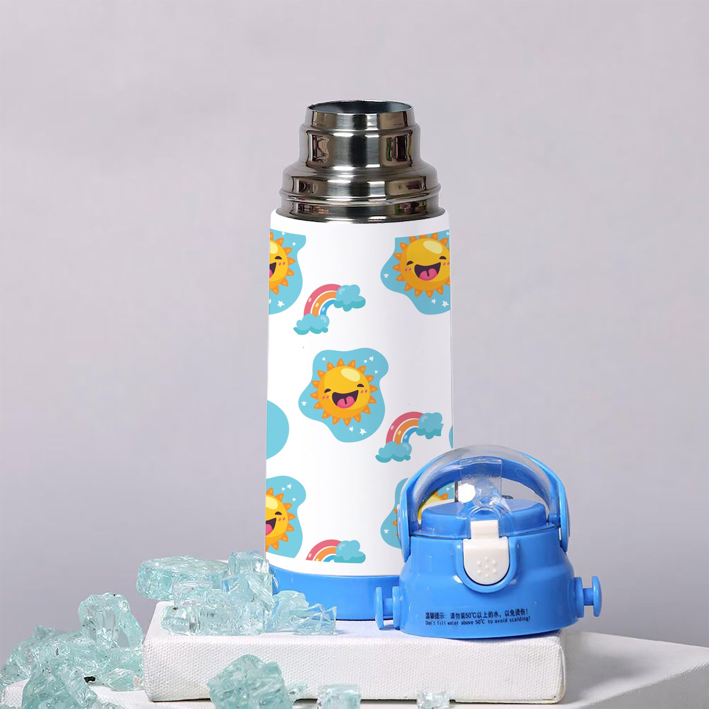 Customized white kids Bottle 500ml