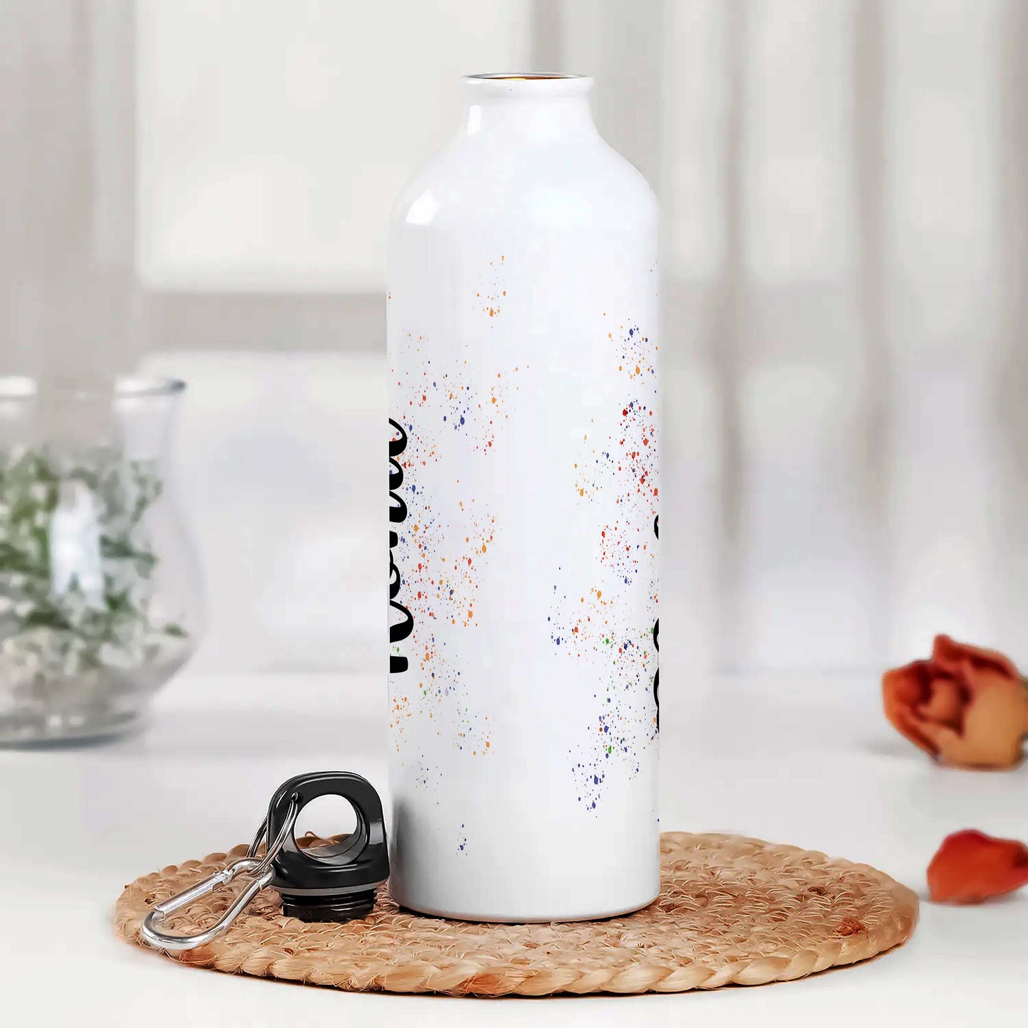 Personalized Name White Bottle