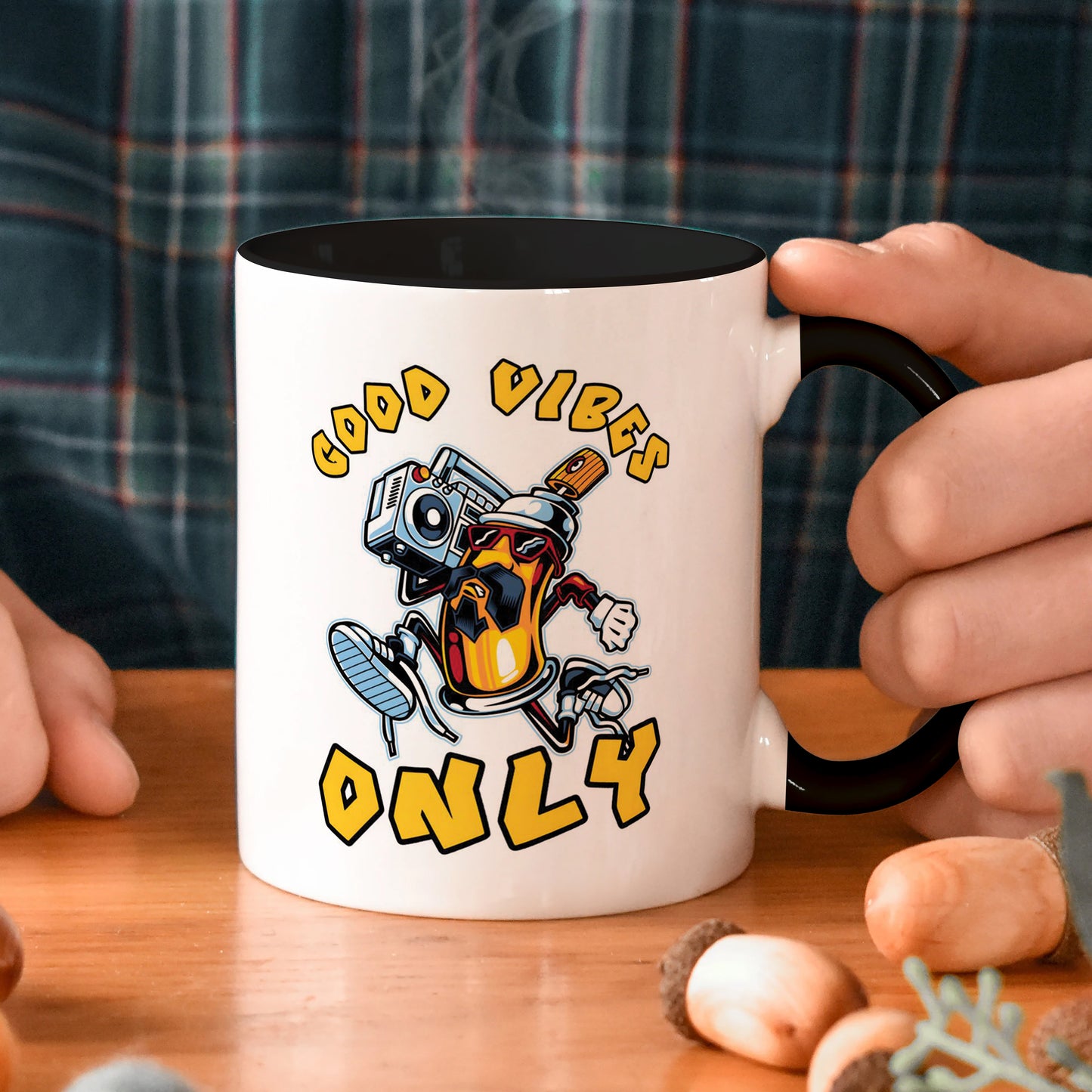 Good vibes only design 330 ml Coffee Mug
