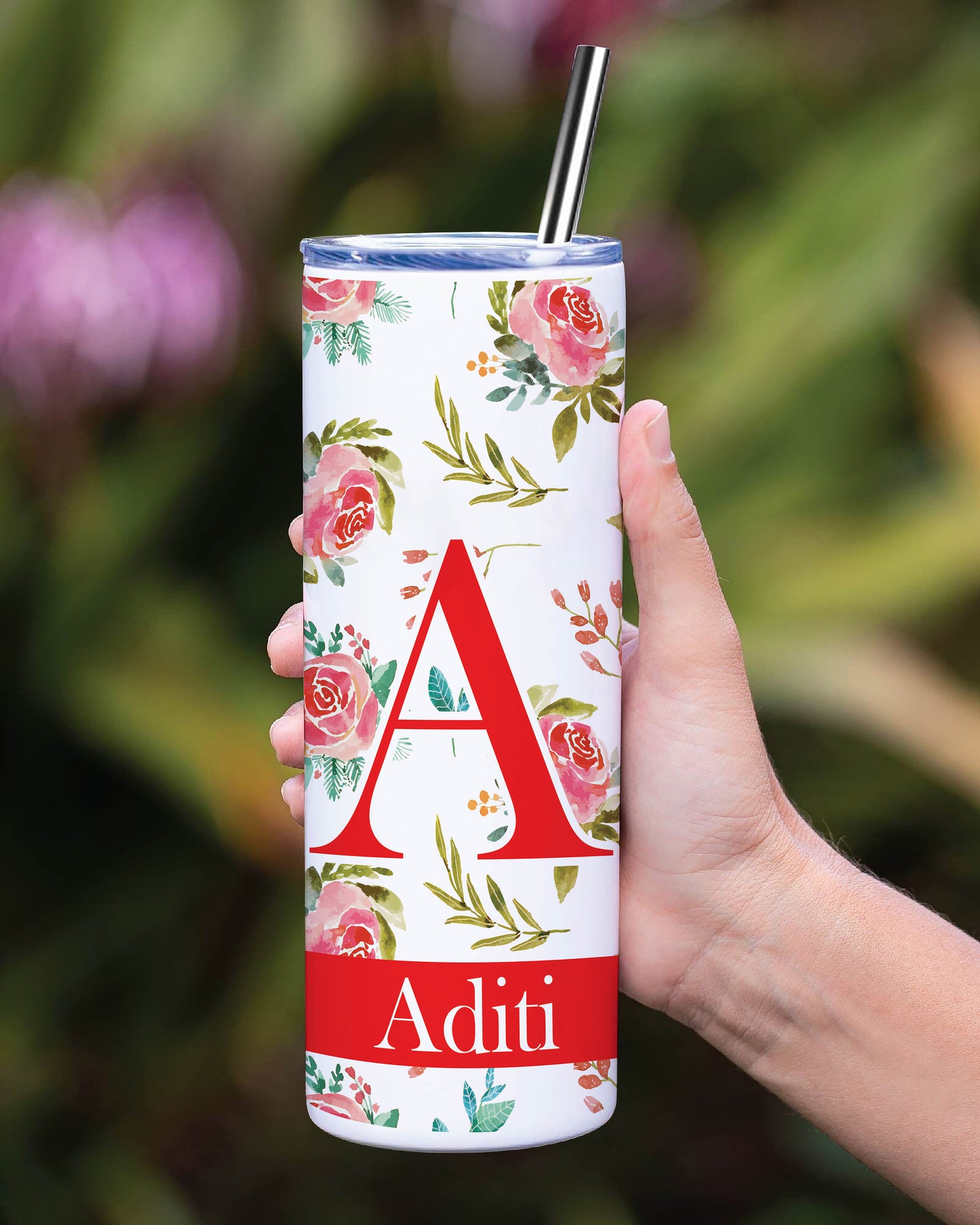 Customized Tumbler Bottle 750 ml with Lid Leak Proof Travel Tumbler with Straw