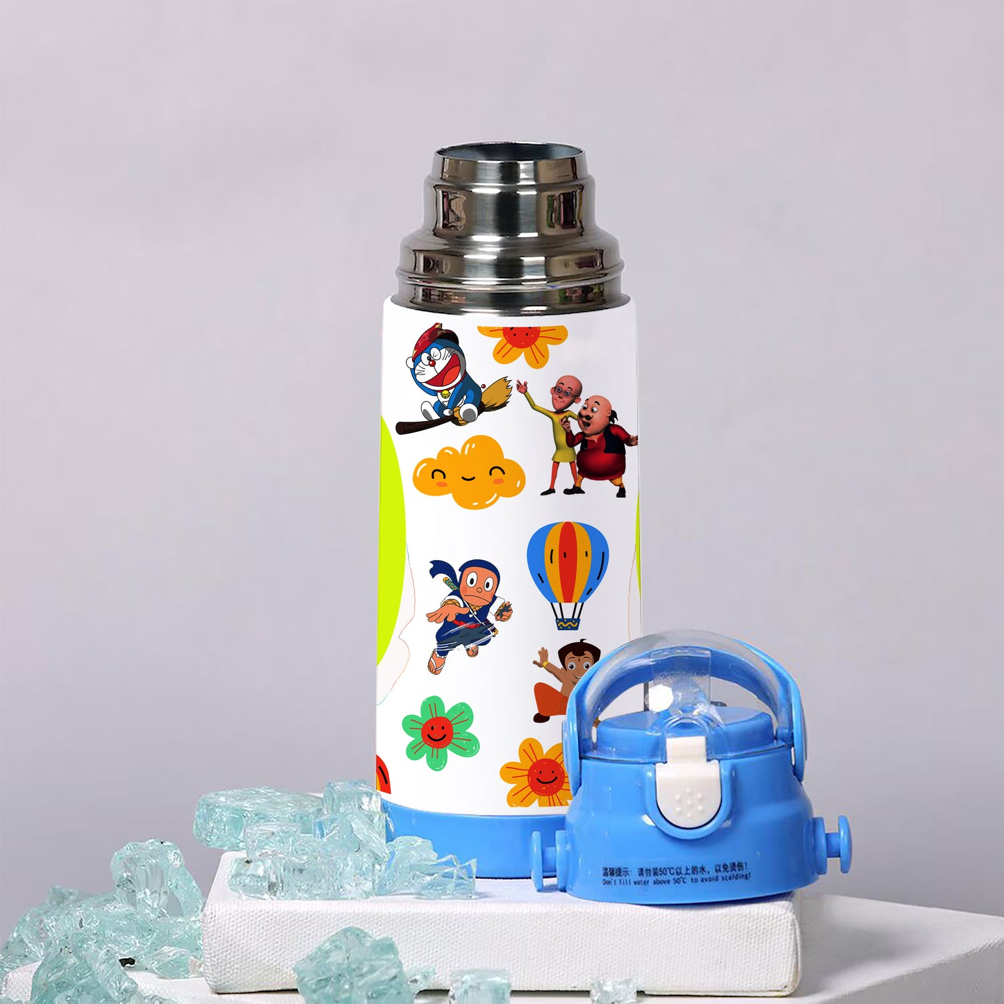 Customized white kids Bottle 500ml