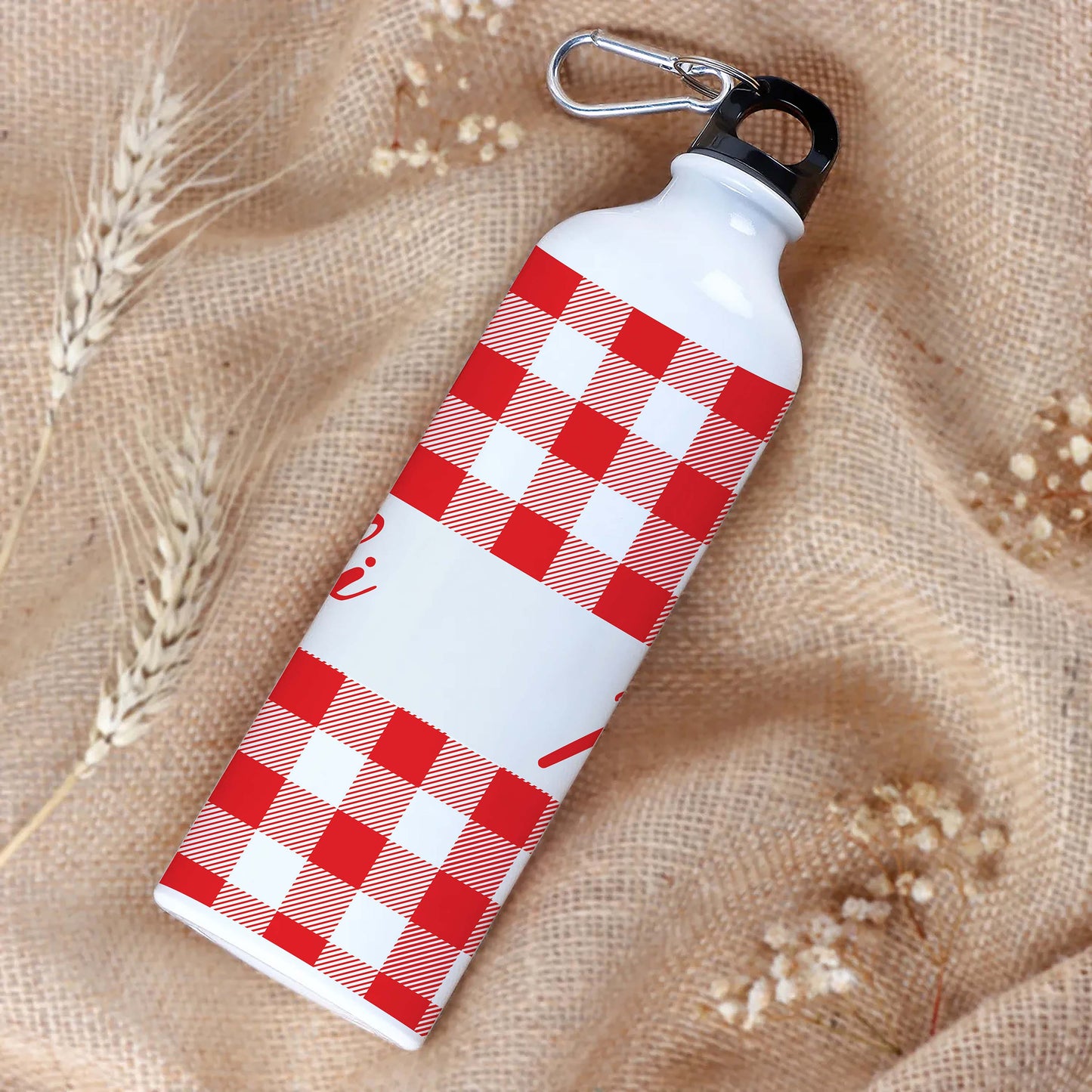 Personalised Name White Water Bottle