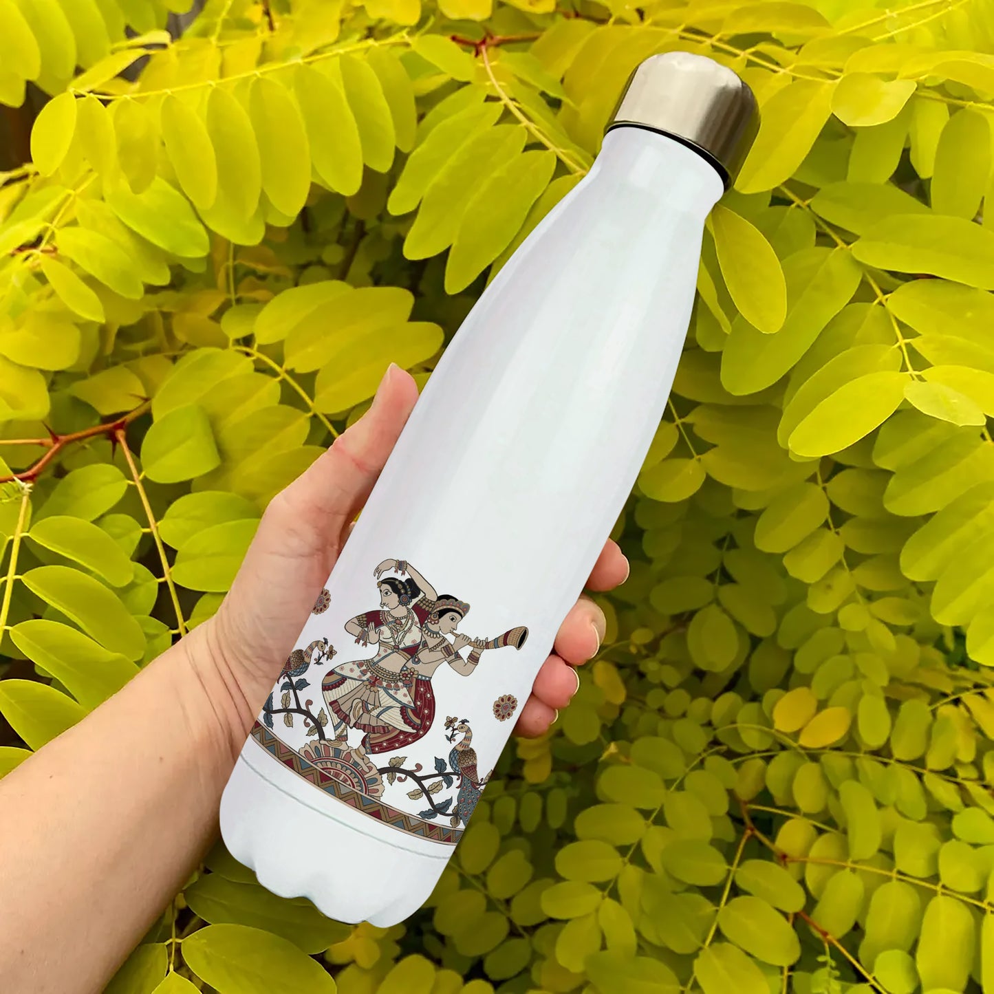 Ethnic Girls Dancing Design Cola Bottle 500ml School Bottle, Picnic Bottle, Leak Proof