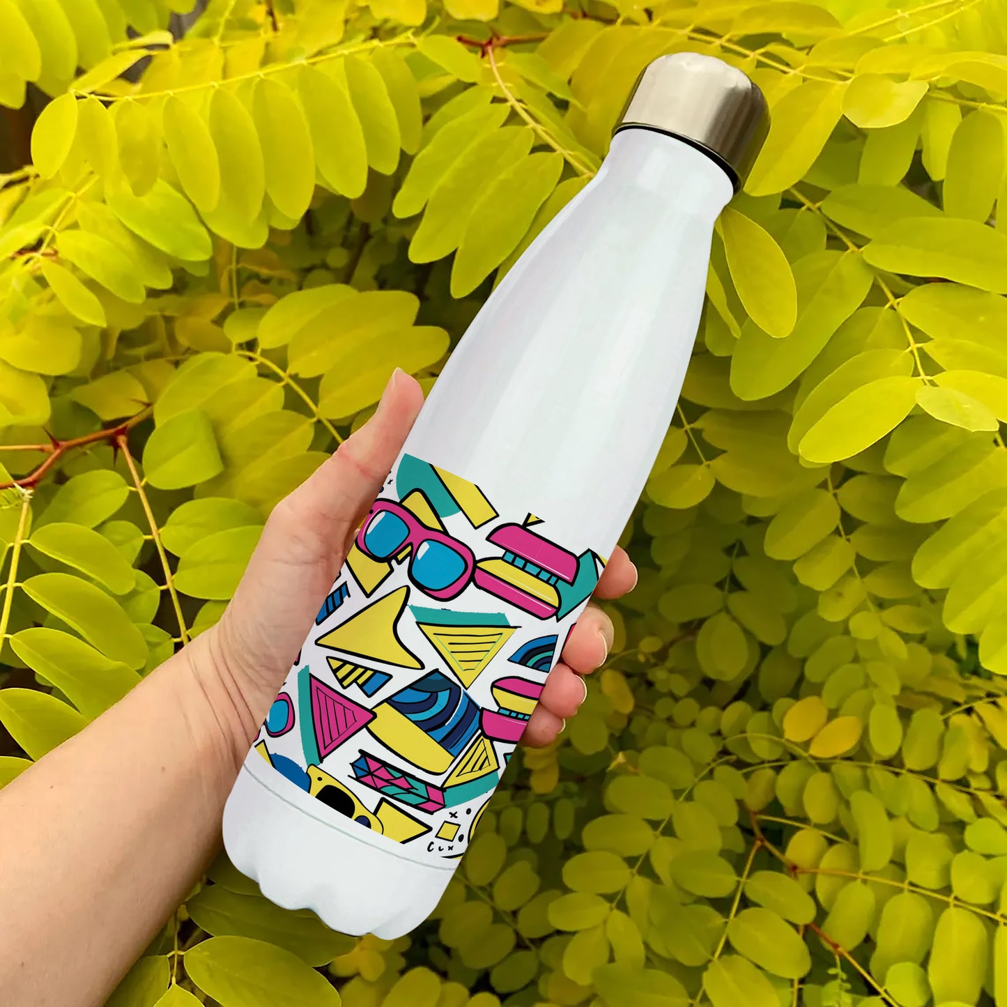 Seamless geometric pattern Cola Bottle 500ml School Bottle, Picnic Bottle, Leak Proof