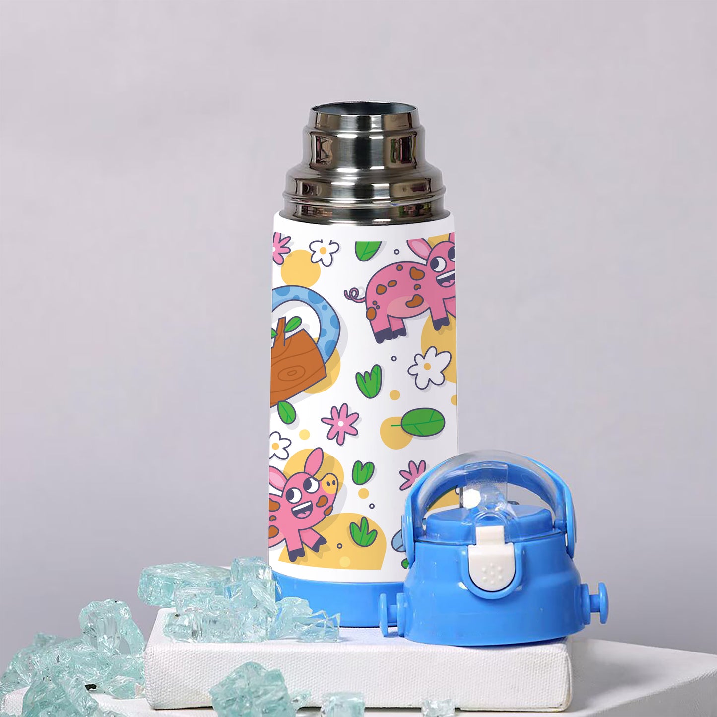 Hand drawn pattern 500ml kids Bottle
