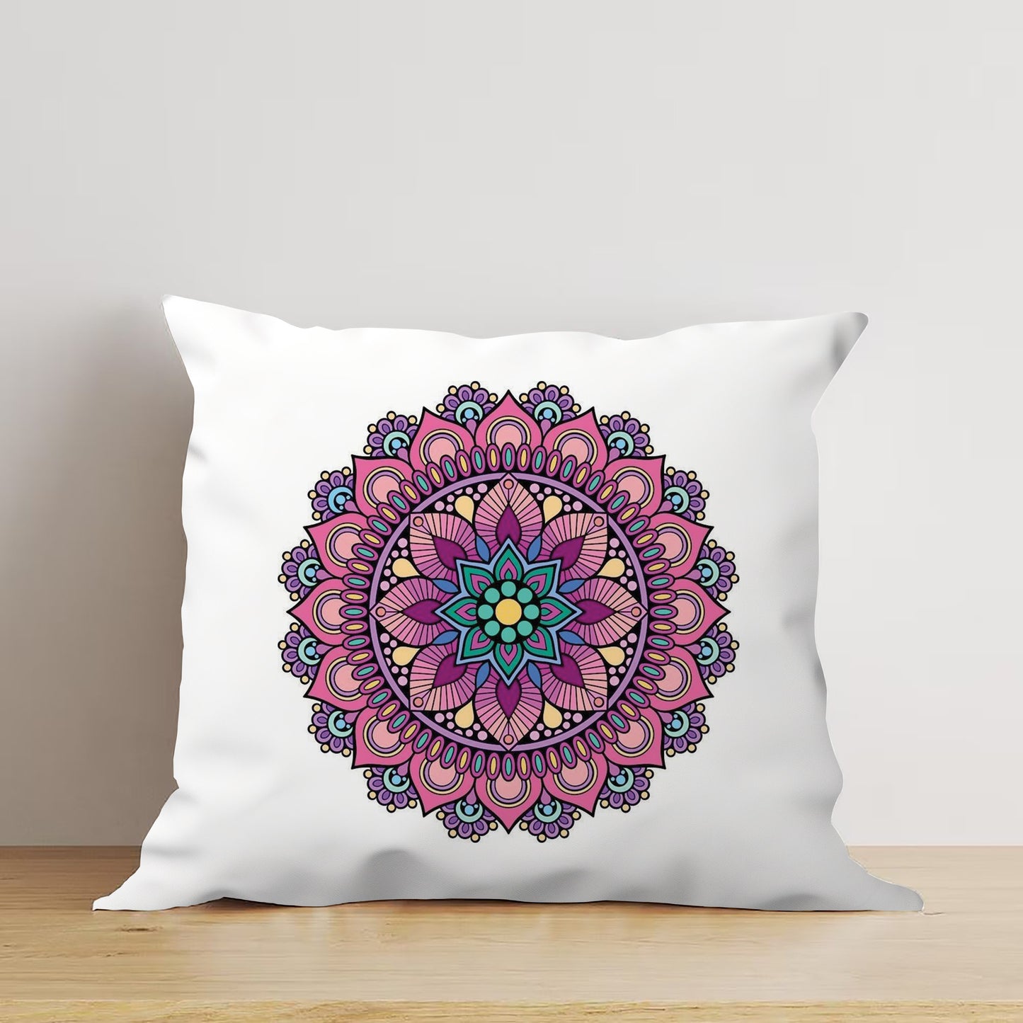 Mandala Art Cushion (12x12 inches) Pack of 1