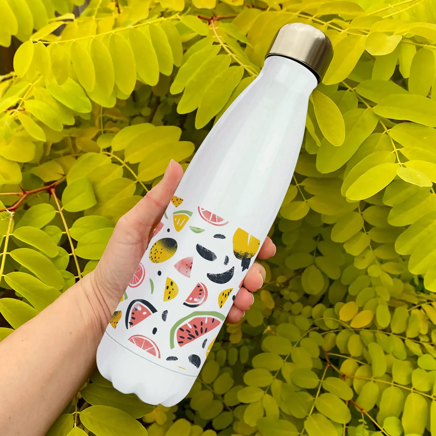 Different fruits pattern Cola Bottle 500ml School Bottle, Picnic Bottle, Leak Proof