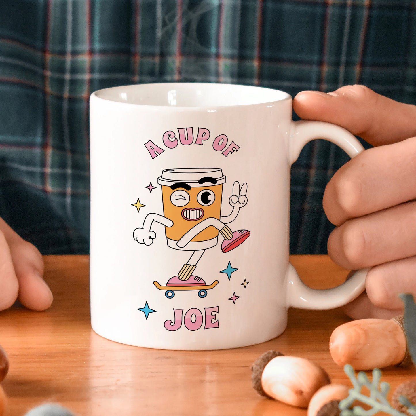 A Cup of joe design White 330 ml Coffee Mug