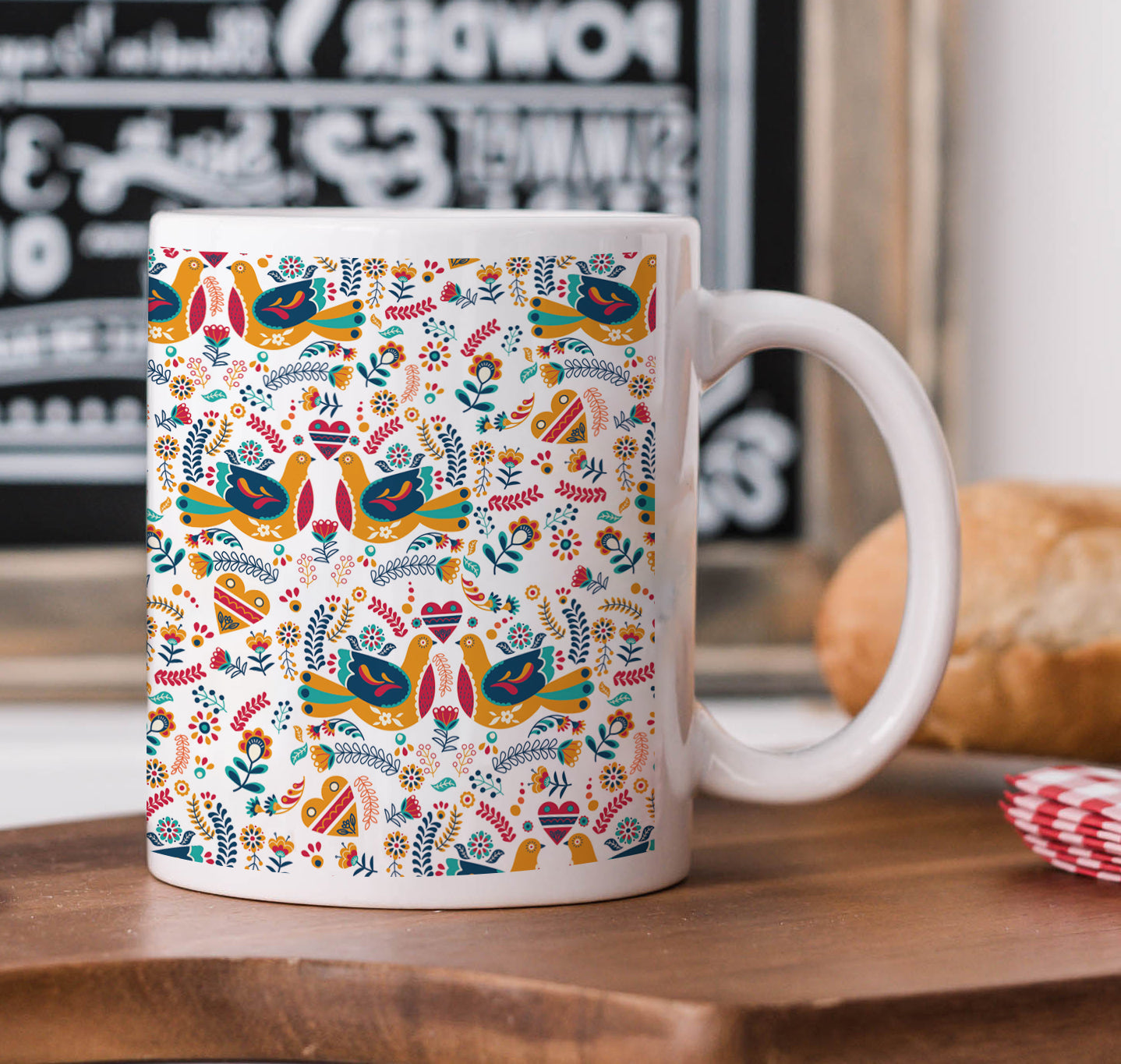 White mug