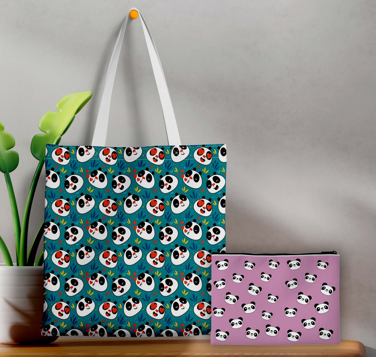 Tote Bag With Pouch