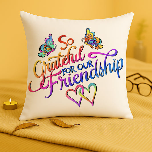 So Grateful Design Cushion (12x12 inches) Pack of 1