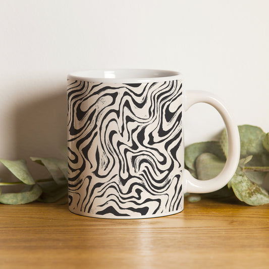 Curated pattern design pattern White 330 ml Coffee Mug