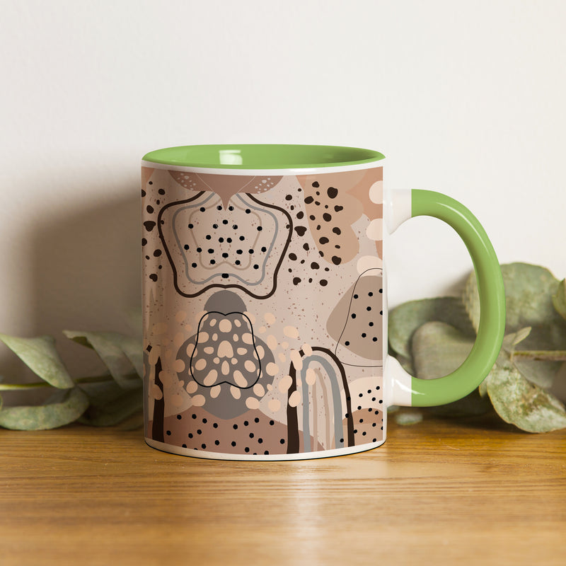 Green Handle Mug