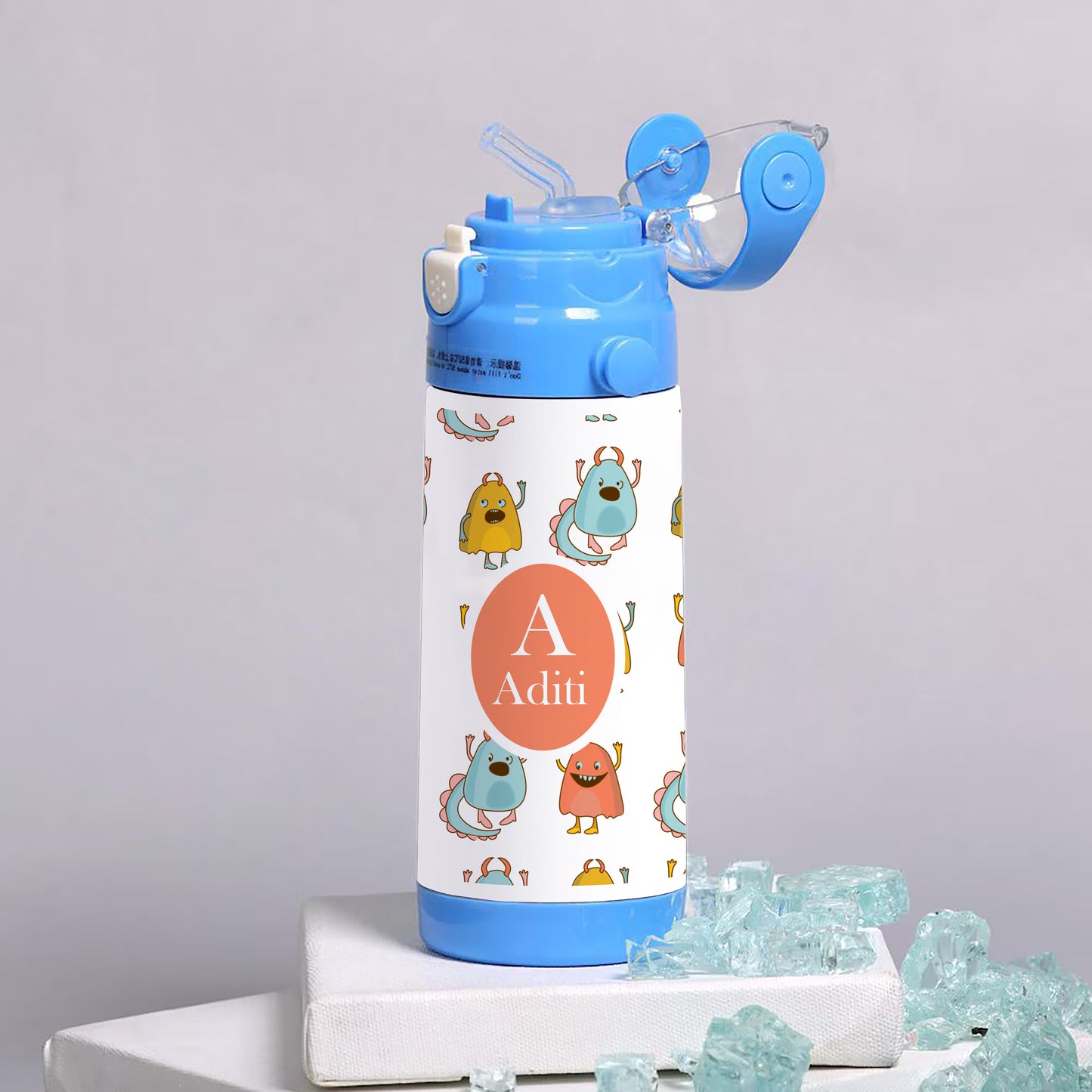 Customized white kids Bottle 500ml