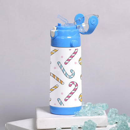 Hand drawn colorful candy Stick pattern 500ml kids Bottle