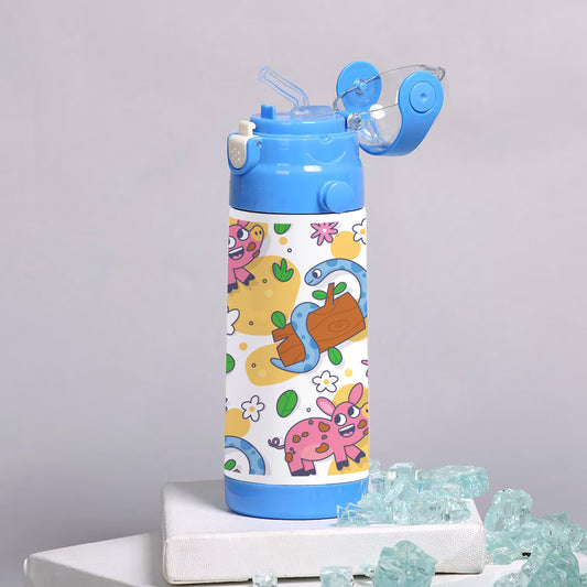 Hand drawn pattern 500ml kids Bottle