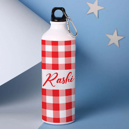 Personalised Name White Water Bottle