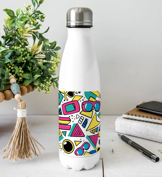 Seamless geometric pattern Cola Bottle 500ml School Bottle, Picnic Bottle, Leak Proof