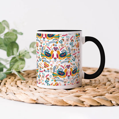 Flat design Nordic pattern design 330 ml Coffee Mug