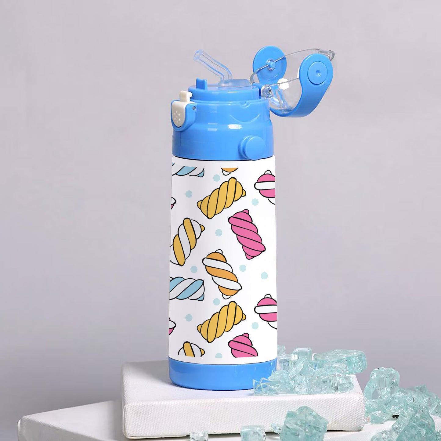 Hand drawn candy pattern 500ml kids Bottle