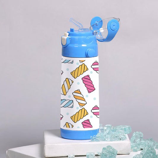 Hand drawn candy pattern 500ml kids Bottle