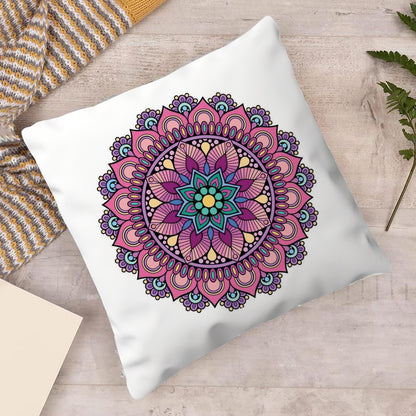Mandala Art Cushion (12x12 inches) Pack of 1