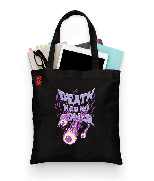 Death has no power Design Tote Bag (14 X 16 Inches) For Shopping, College, Travel