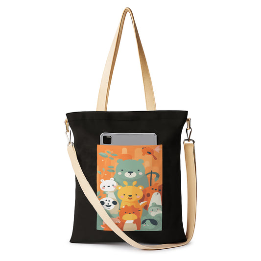 Cute beer Printed Women's Girls Cross Body Sling Bag with Extra Front Pocket, College Bag for Girls, Tote Bag for Shopping,Travel