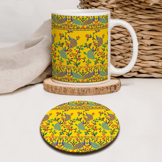 Ethnic Pattern Mug and Coaster 330 ml Coffee Mug