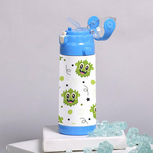 Cute green monster art pattern 500ml kids Bottle