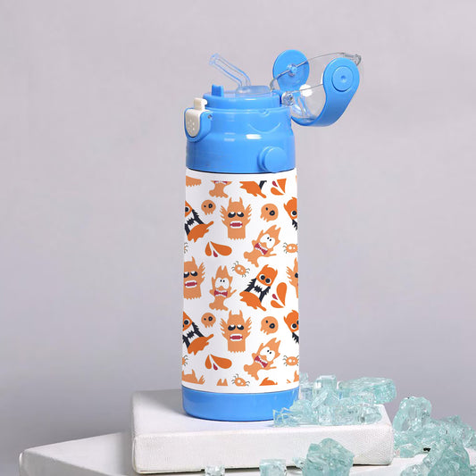 Monster seamless pattern design vector illustration 500ml kids Bottle