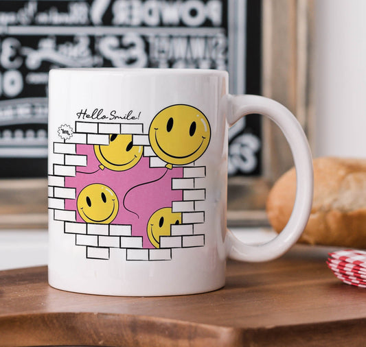 Smile design White 330 ml Coffee Mug