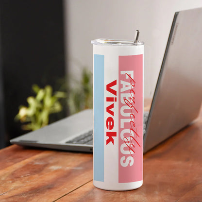 Customized Tumbler Bottle 750 ml with Lid Leak Proof Travel Tumbler with Straw