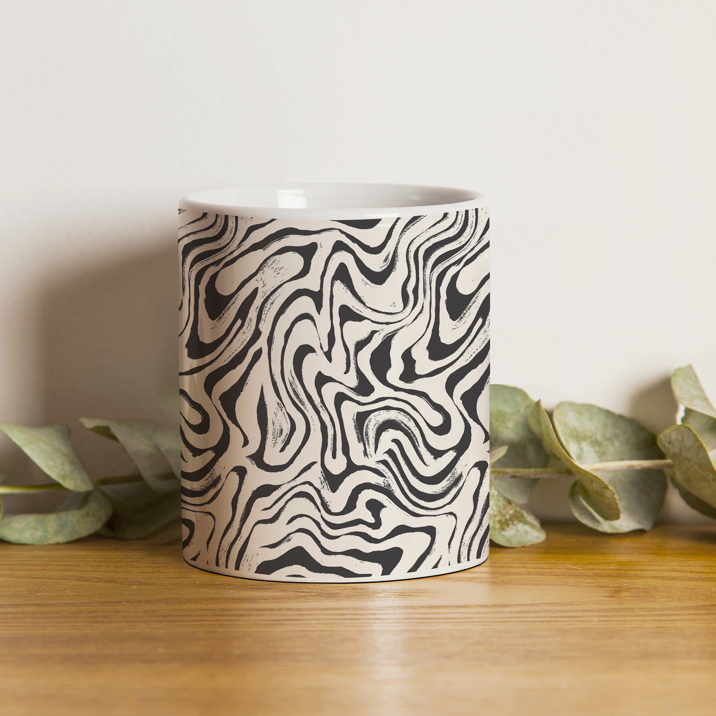 Curated pattern design pattern White 330 ml Coffee Mug