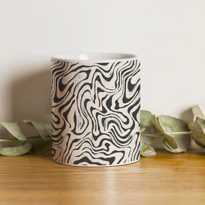 Curated pattern design pattern White 330 ml Coffee Mug