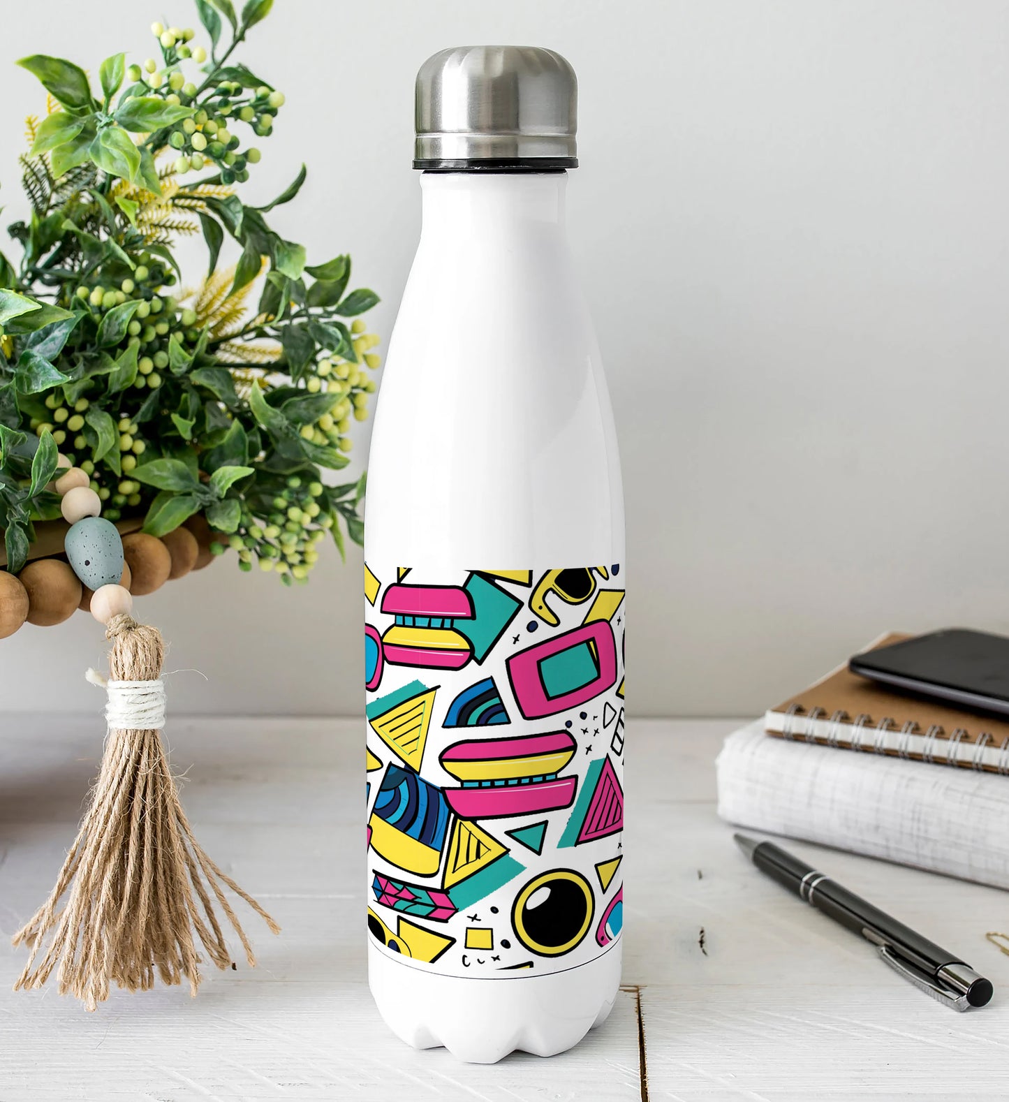 Seamless geometric pattern Cola Bottle 500ml School Bottle, Picnic Bottle, Leak Proof